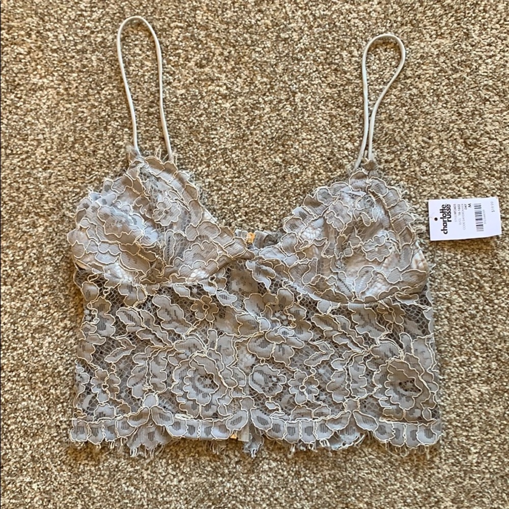 Lace crop top